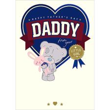 Daddy From Your Little Girl Me To You Fathers Day Card Image Preview